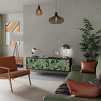 VERDANT PLEASURES TV-Lowboard mit 3 Türen in Schwarz