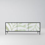 BOTANICAL SPARK TV-Lowboard mit 3 Türen in Schwarz