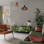 WILDERNESS DASH TV-Lowboard mit 3 Türen in Schwarz