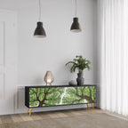 WILDERNESS DASH TV-Lowboard mit 3 Türen in Schwarz