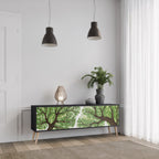 WILDERNESS DASH TV-Lowboard mit 3 Türen in Schwarz