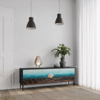 LUNAR SECRETS TV-Lowboard mit 3 Türen in Schwarz