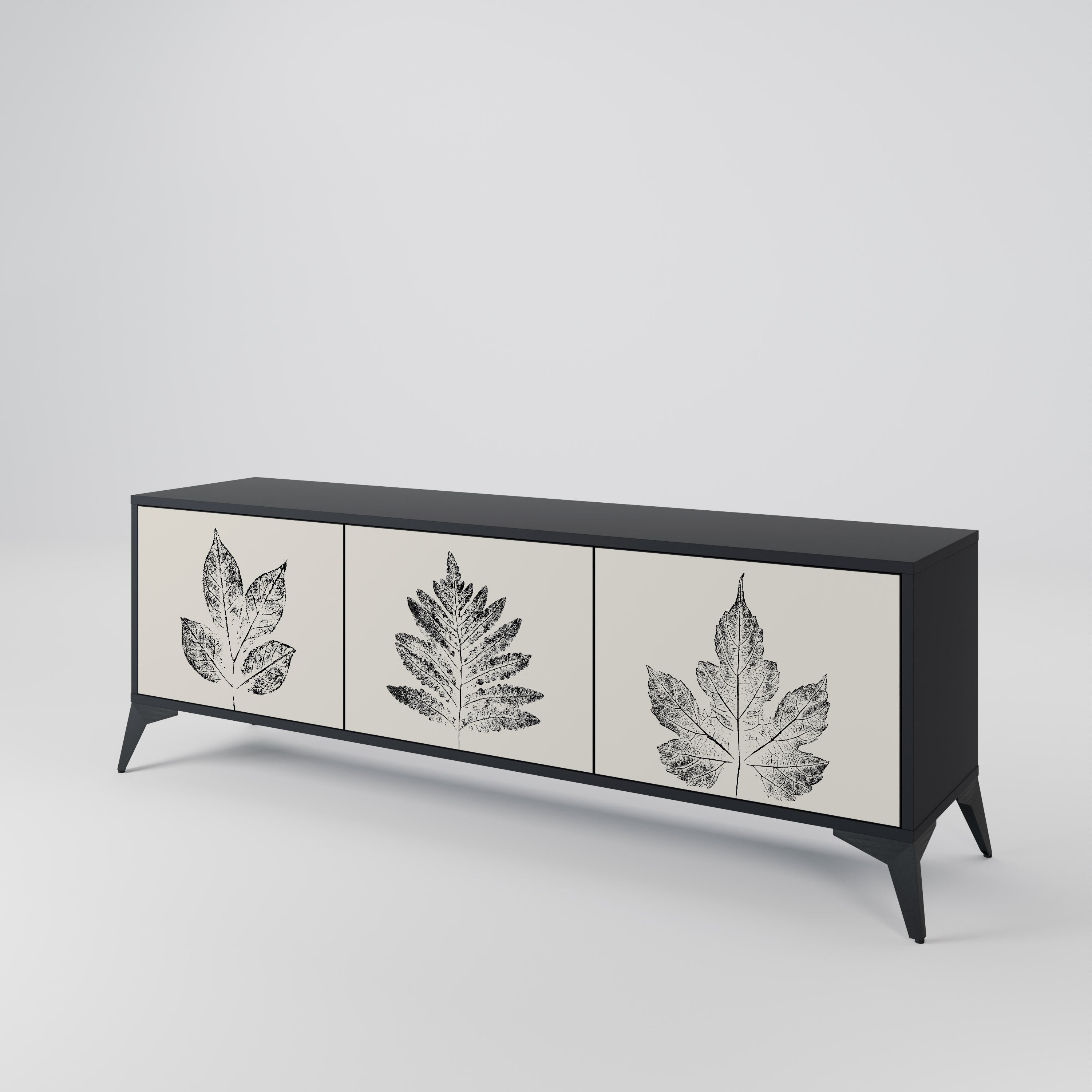 LEAFY STAMPS 3-türiges TV-Lowboard