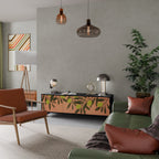 JUICY OLIVES TV-Lowboard mit 3 Türen in Schwarz