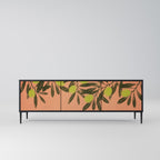 JUICY OLIVES TV-Lowboard mit 3 Türen in Schwarz