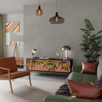 JUICY OLIVES TV-Lowboard mit 3 Türen in Schwarz