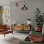 JUICY OLIVES TV-Lowboard mit 3 Türen in Schwarz