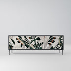 VERDURE FORMATION TV-Lowboard mit 3 Türen in Schwarz