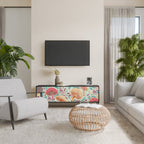 FUNGUS FANTASY TV-Lowboard mit 3 Türen in Schwarz