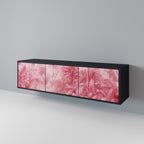 SWEET TROPICS TV-Lowboard mit 3 Türen in Schwarz