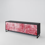 SWEET TROPICS TV-Lowboard mit 3 Türen in Schwarz