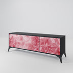 SWEET TROPICS TV-Lowboard mit 3 Türen in Schwarz