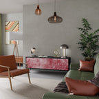 SWEET TROPICS TV-Lowboard mit 3 Türen in Schwarz