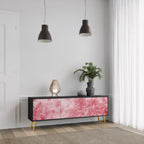 SWEET TROPICS TV-Lowboard mit 3 Türen in Schwarz