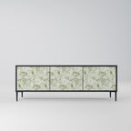 FENNEL BALDACHIN TV-Lowboard mit 3 Türen in Schwarz