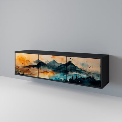 OMINOUS MOUNTAINS 3-türiges TV-Lowboard