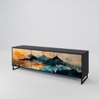 OMINOUS MOUNTAINS TV-Lowboard mit 3 Türen in Schwarz