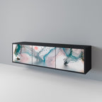 VELVET CROSSING TV-Lowboard mit 3 Türen in Schwarz