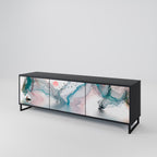 VELVET CROSSING TV-Lowboard mit 3 Türen in Schwarz