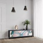 VELVET CROSSING TV-Lowboard mit 3 Türen in Schwarz