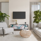 VELVET CROSSING TV-Lowboard mit 3 Türen in Schwarz