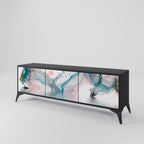 VELVET CROSSING TV-Lowboard mit 3 Türen in Schwarz