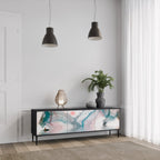 VELVET CROSSING TV-Lowboard mit 3 Türen in Schwarz