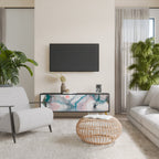 VELVET CROSSING TV-Lowboard mit 3 Türen in Schwarz