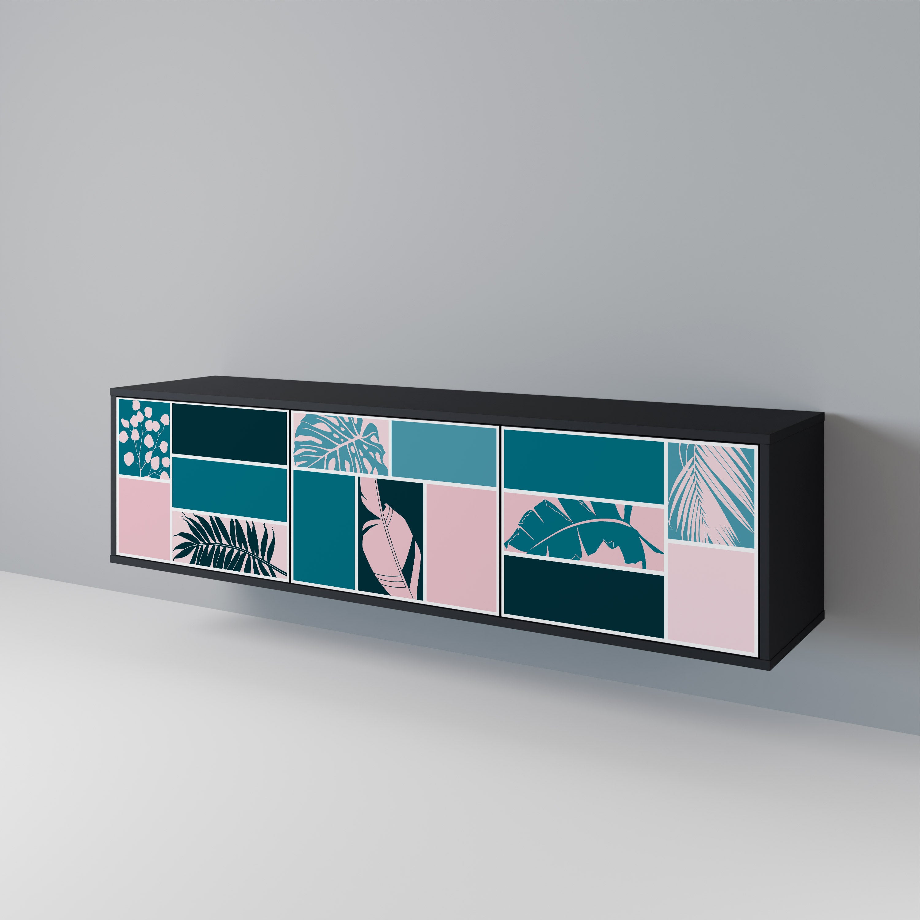 COMBINATION OF SHAPES 3-türiges TV-Lowboard