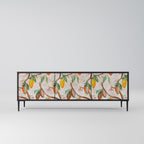 COCOA FRUITS TV-Lowboard mit 3 Türen in Schwarz