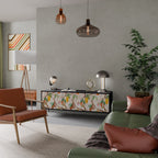 COCOA FRUITS TV-Lowboard mit 3 Türen in Schwarz