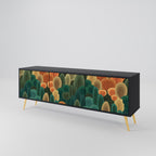 AUTUMN KALEIDOSCOPE TV-Lowboard mit 3 Türen in Schwarz