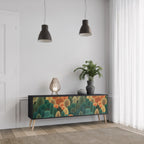 AUTUMN KALEIDOSCOPE TV-Lowboard mit 3 Türen in Schwarz