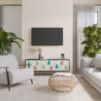 GUMMY BEARS TV-Lowboard mit 3 Türen in Schwarz