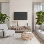 VEILED SUMMIT TV-Lowboard mit 3 Türen in Schwarz