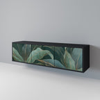 ROYAL GREEN TV-Lowboard mit 3 Türen in Schwarz