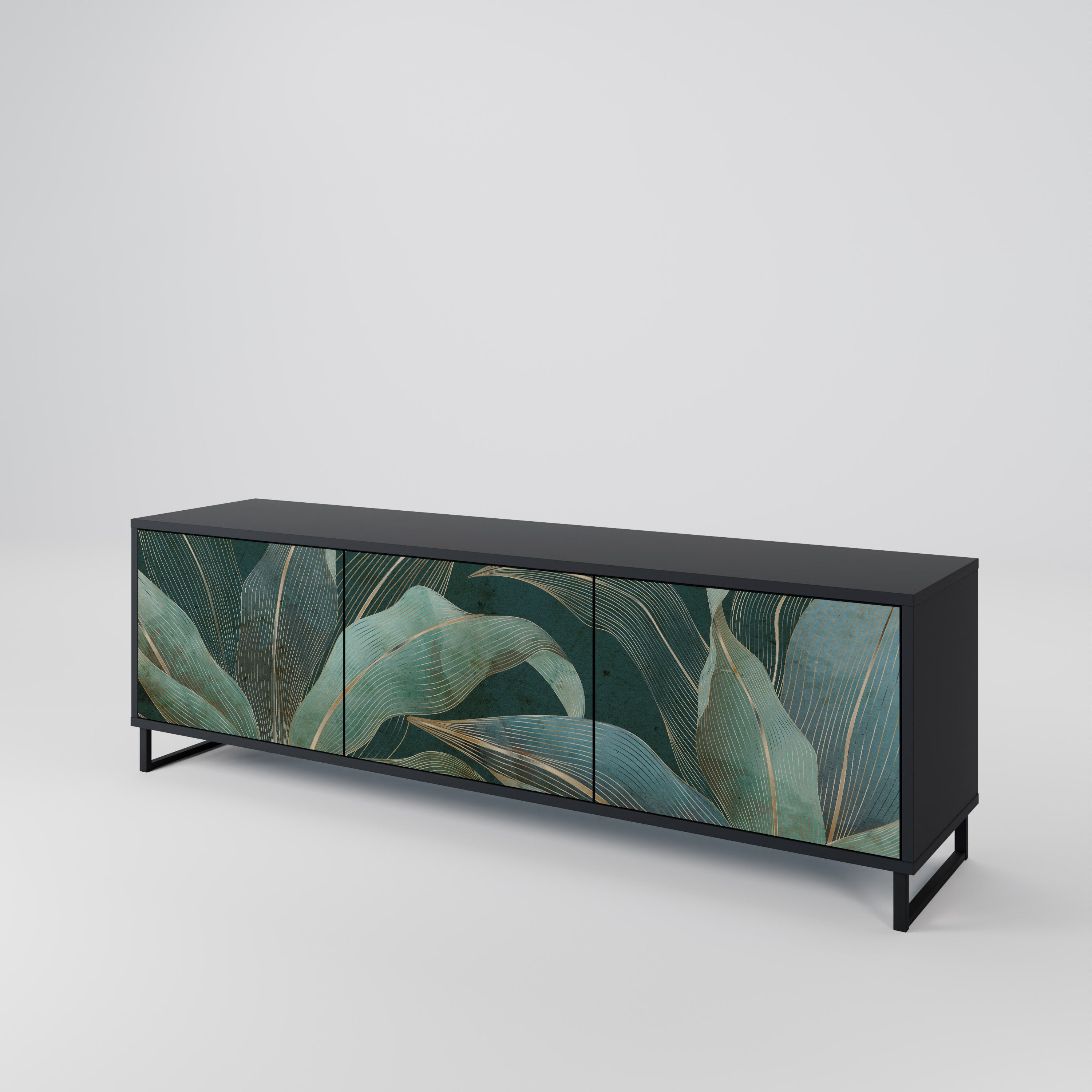ROYAL GREEN 3-Door TV Cabinet