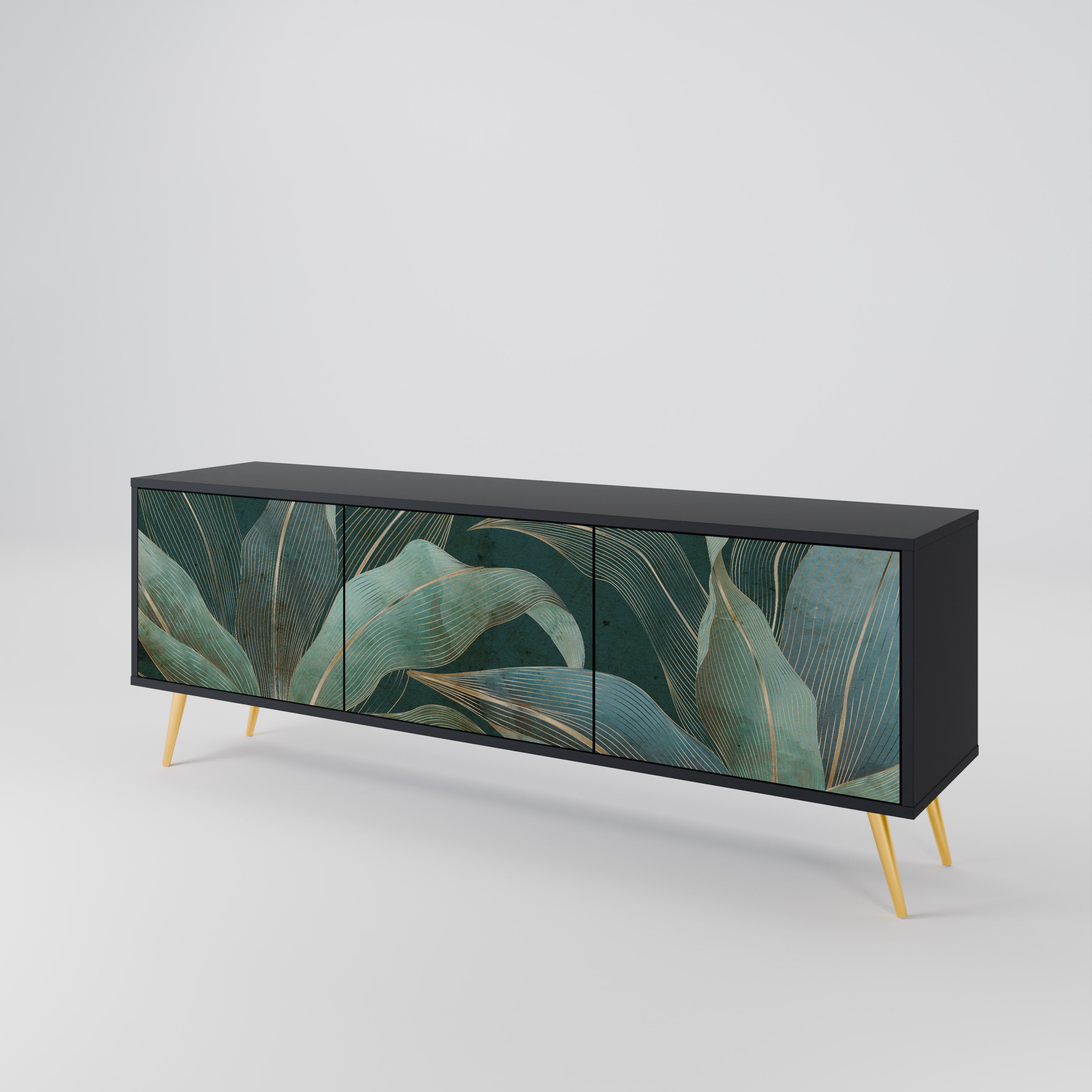 ROYAL GREEN 3-Door TV Cabinet