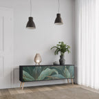 ROYAL GREEN TV-Lowboard mit 3 Türen in Schwarz