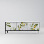 ELEGANT BOTANICS TV-Lowboard mit 3 Türen in Schwarz