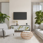 ELEGANT BOTANICS TV-Lowboard mit 3 Türen in Schwarz