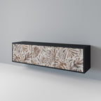 PASSING TIME TV-Lowboard mit 3 Türen in Schwarz