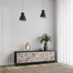 PASSING TIME TV-Lowboard mit 3 Türen in Schwarz