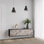 PASSING TIME TV-Lowboard mit 3 Türen in Schwarz