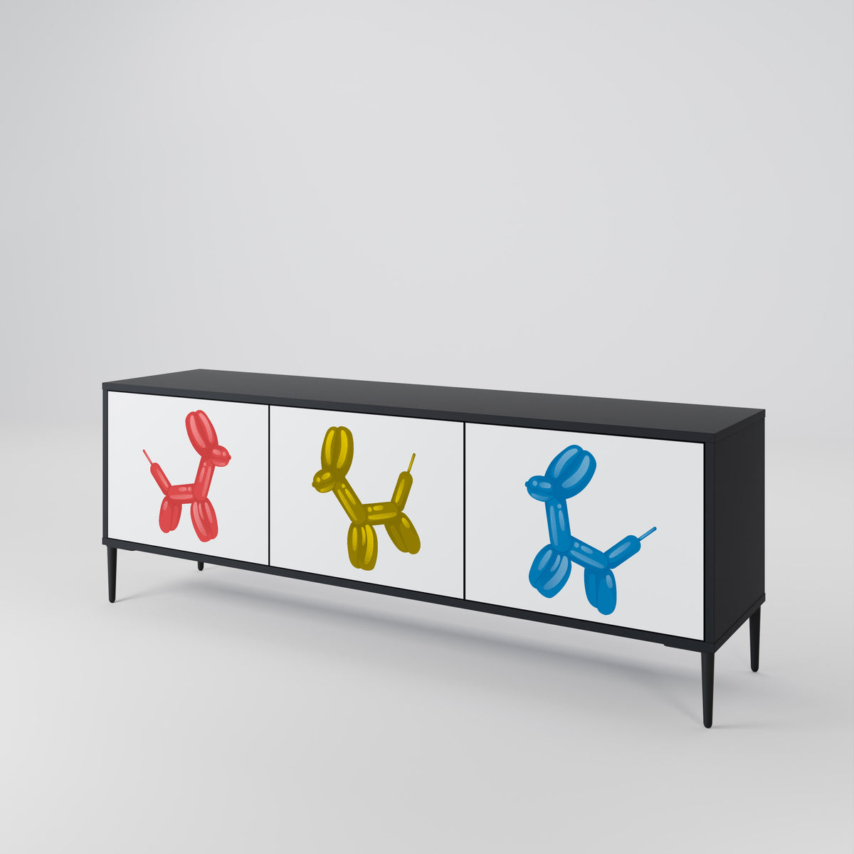 CHILDHOOD MEMORY 3-türiges TV-Lowboard