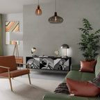 BIKE ENERGY TV-Lowboard mit 3 Türen in Schwarz