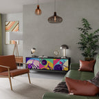 BIKE DREAMS TV-Lowboard mit 3 Türen in Schwarz