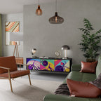 BIKE DREAMS TV-Lowboard mit 3 Türen in Schwarz