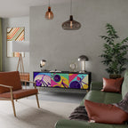 BIKE DREAMS TV-Lowboard mit 3 Türen in Schwarz