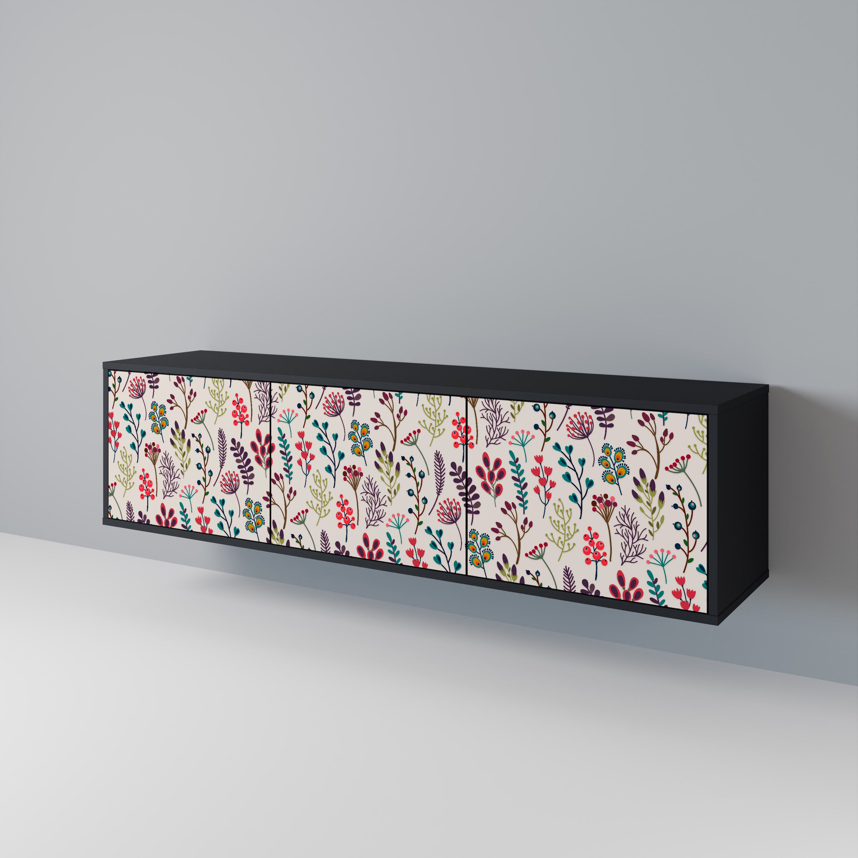 AUTUMN SUNDRIES 3-Door TV Cabinet